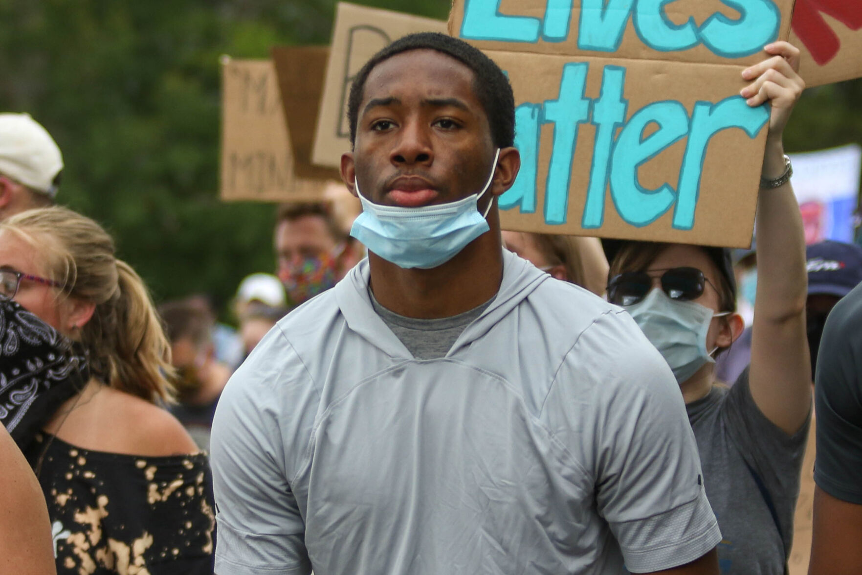 Auburn Students & Community for Change protest and march